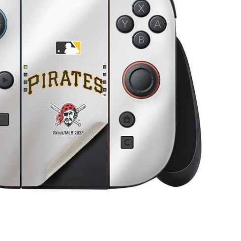MLB Pittsburgh Pirates Jersey Home Nintendo Switch 2 (2025) Joy-Con Controller Skin