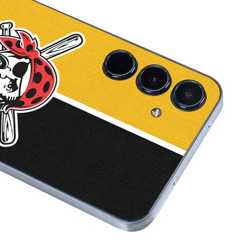 MLB Pittsburgh Pirates Split Galaxy A35 5G Skin