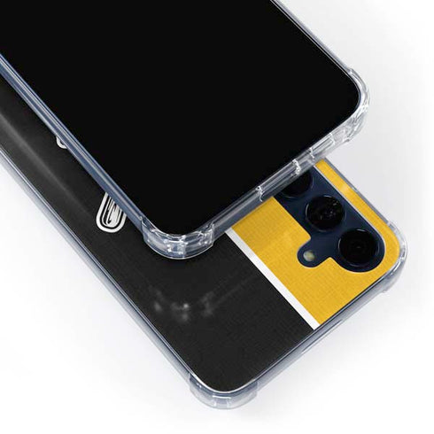 MLB Pittsburgh Pirates Split Galaxy A55 5G Clear Case