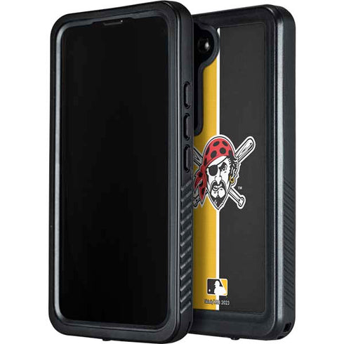 MLB Pittsburgh Pirates Split Galaxy S24 Plus Waterproof Case