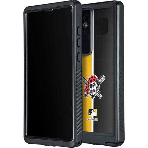 MLB Pittsburgh Pirates Split Galaxy S24 Ultra Waterproof Case
