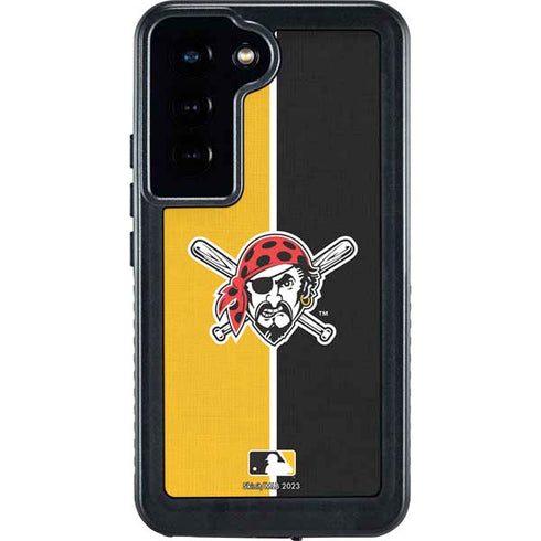 MLB Pittsburgh Pirates Split Galaxy S24 Waterproof Case