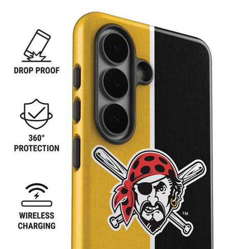 MLB Pittsburgh Pirates Split Galaxy S26 Impact Case