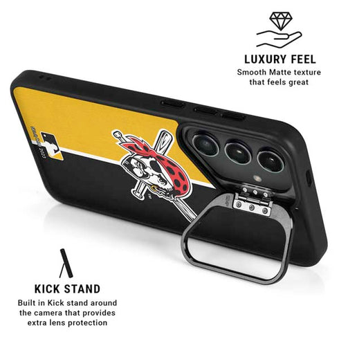 MLB Pittsburgh Pirates Split Galaxy S26 Kickstand Case
