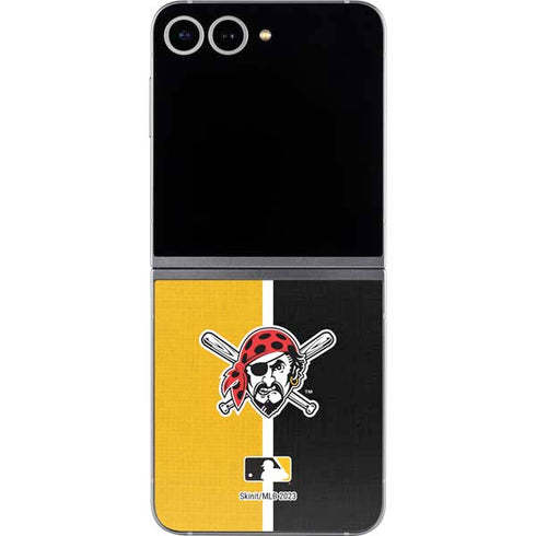 MLB Pittsburgh Pirates Split Galaxy Z Flip6 Skin