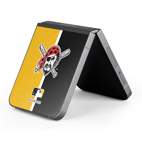 MLB Pittsburgh Pirates Split Galaxy Z Flip6 Skin