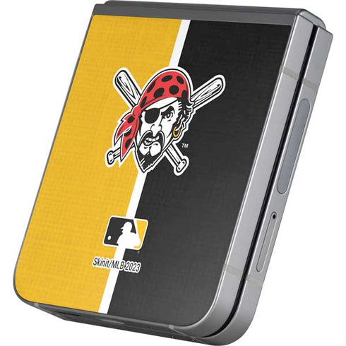 MLB Pittsburgh Pirates Split Galaxy Z Flip6 Skin