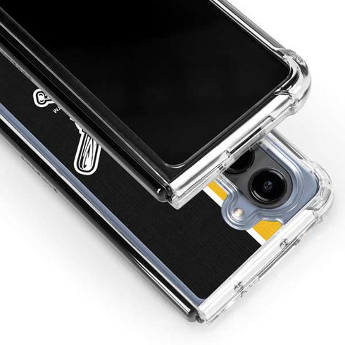 MLB Pittsburgh Pirates Split Galaxy Z Fold5 5G Clear Case