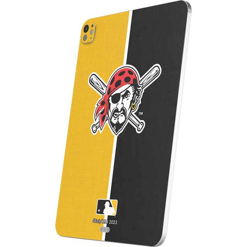 MLB Pittsburgh Pirates Split iPad Pro 13in M4 (2024) Skin