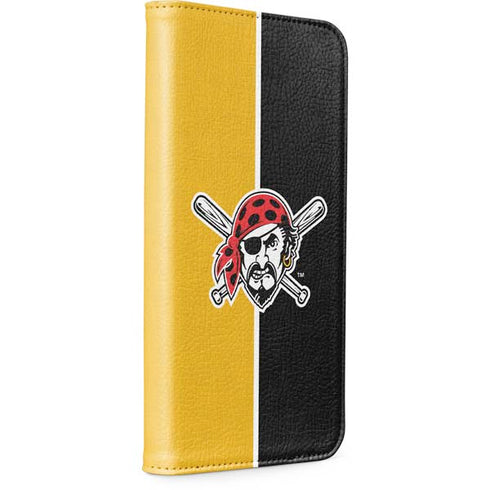 MLB Pittsburgh Pirates Split iPhone 15 Pro Max Folio Case