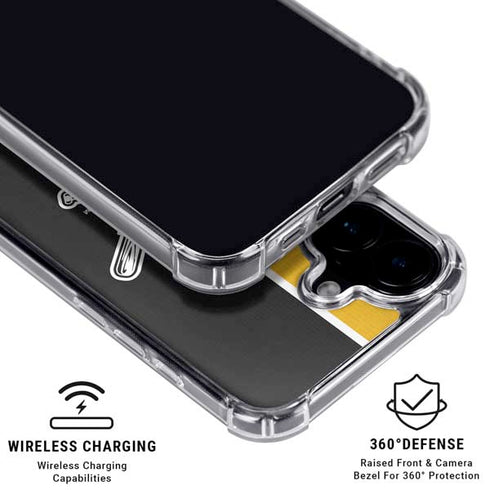 MLB Pittsburgh Pirates Split iPhone 16 MagSafe Case