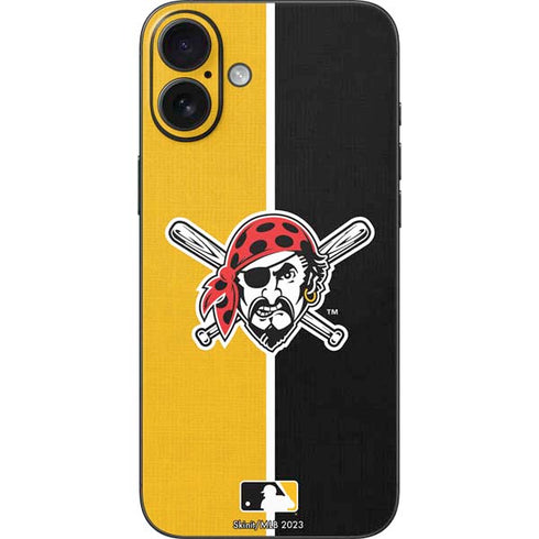 MLB Pittsburgh Pirates Split iPhone 16 Plus Skin