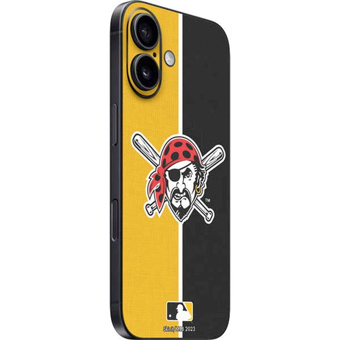 MLB Pittsburgh Pirates Split iPhone 16 Plus Skin