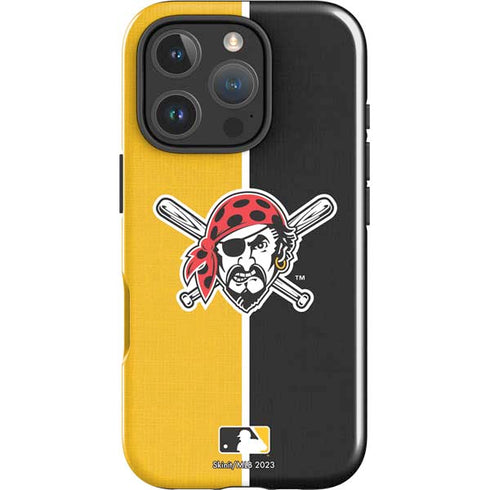 MLB Pittsburgh Pirates Split iPhone 16 Pro Impact Case