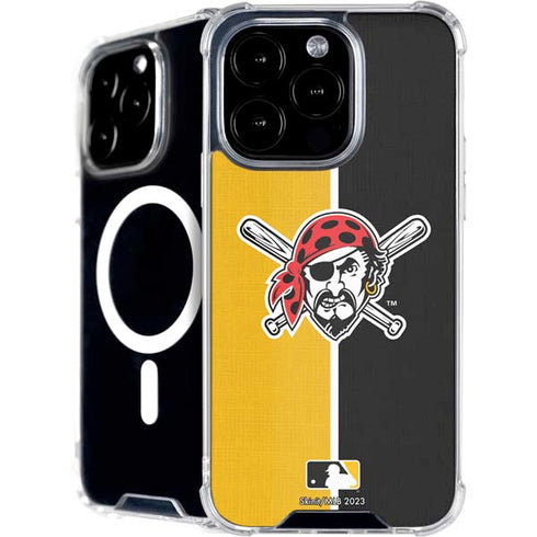 MLB Pittsburgh Pirates Split iPhone 16 Pro MagSafe Case