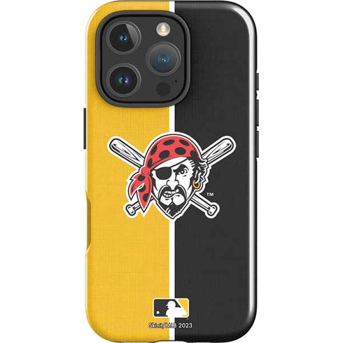 MLB Pittsburgh Pirates Split iPhone 16 Pro Max Impact Case