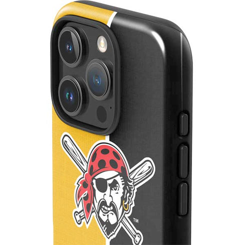 MLB Pittsburgh Pirates Split iPhone 16 Pro Max Impact Case