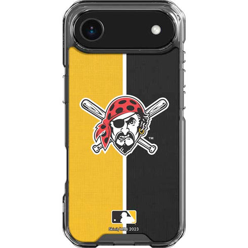 MLB Pittsburgh Pirates Split iPhone 17 Air Clear Case