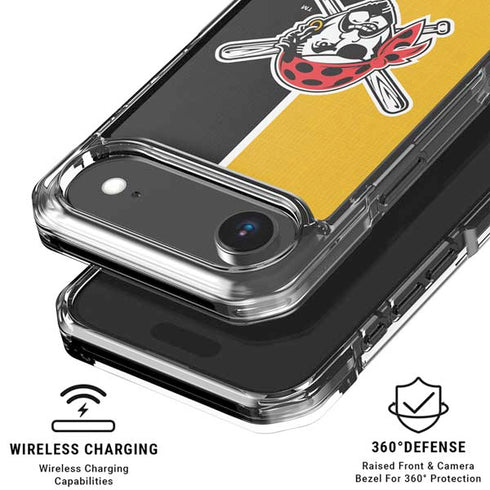 MLB Pittsburgh Pirates Split iPhone 17 Air Clear Case