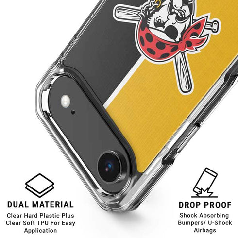 MLB Pittsburgh Pirates Split iPhone 17 Air Clear Case