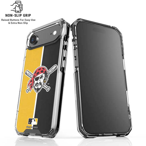 MLB Pittsburgh Pirates Split iPhone 17 Air Clear Case
