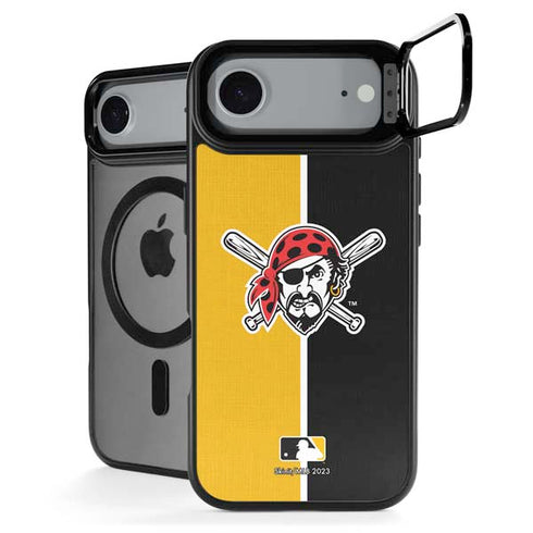 MLB Pittsburgh Pirates Split iPhone 17 Air Kickstand Case