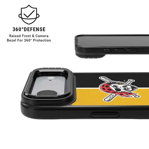 MLB Pittsburgh Pirates Split iPhone 17 Air Kickstand Case