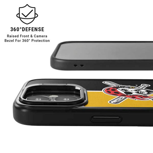 MLB Pittsburgh Pirates Split iPhone 17 Kickstand Case
