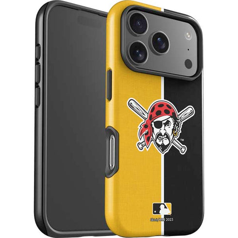 MLB Pittsburgh Pirates Split iPhone 17 Pro Impact Case