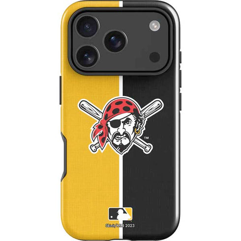 MLB Pittsburgh Pirates Split iPhone 17 Pro Max Impact Case