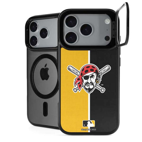 MLB Pittsburgh Pirates Split iPhone 18 Pro Kickstand Case