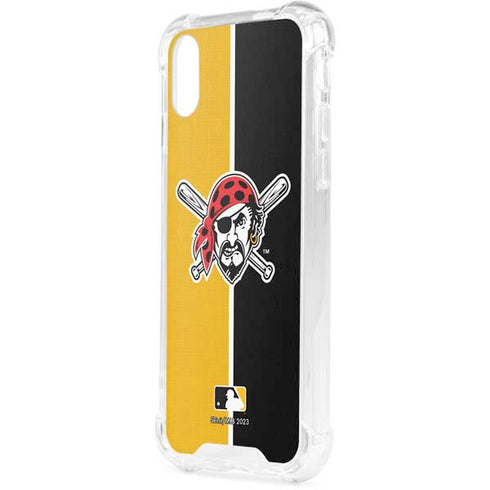 MLB Pittsburgh Pirates Split iPhone XS Clear Case