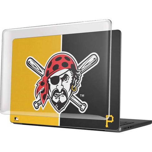 MLB Pittsburgh Pirates Split MacBook Pro 14in (2021-24) Case plus Skin