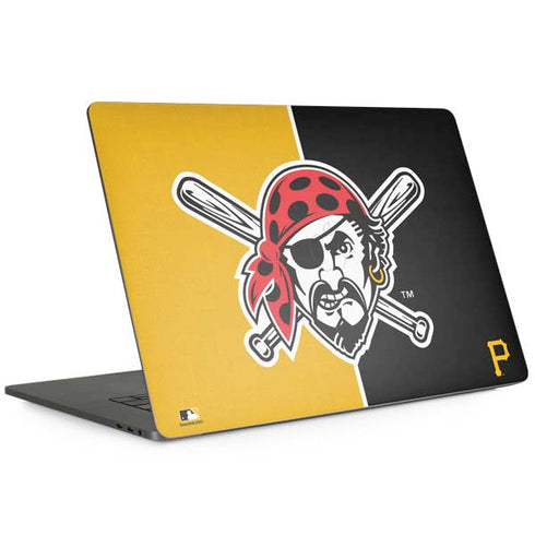 MLB Pittsburgh Pirates Split MacBook Skins