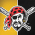 MLB Pittsburgh Pirates Split MacBook Skins