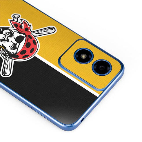 MLB Pittsburgh Pirates Split Moto G Play 4G (2024) Skin