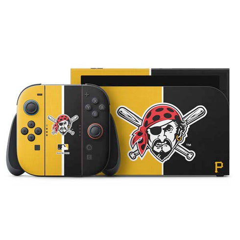 MLB Pittsburgh Pirates Split Nintendo Skins
