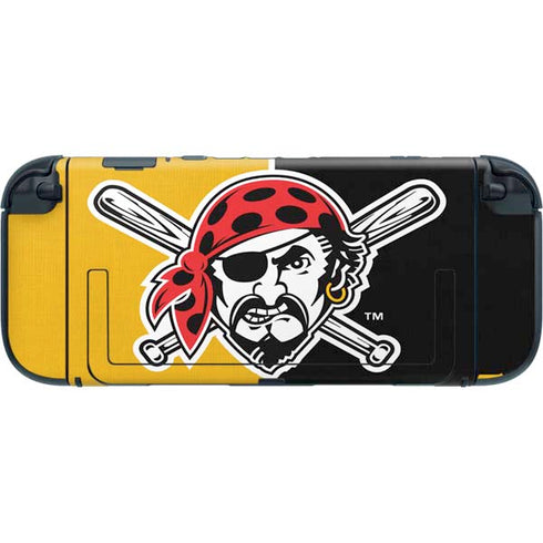 MLB Pittsburgh Pirates Split Nintendo Switch 2 (2025) with Joy-Con Skin