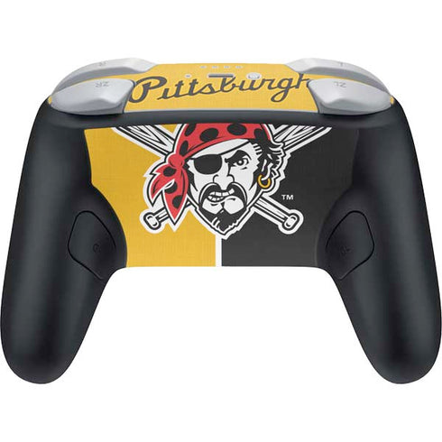 MLB Pittsburgh Pirates Split Nintendo Switch 2 (2025) Pro Controller Skin