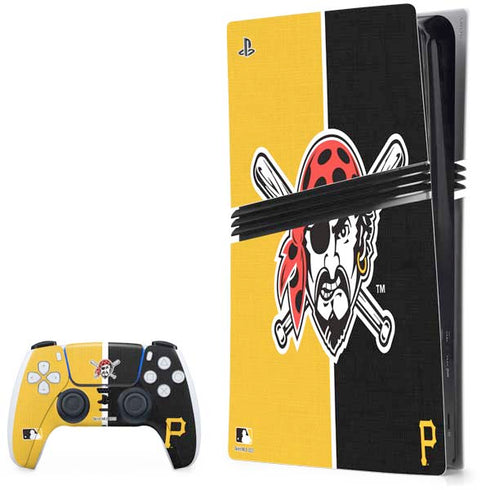 MLB Pittsburgh Pirates Split PS5 Pro Bundle Skin