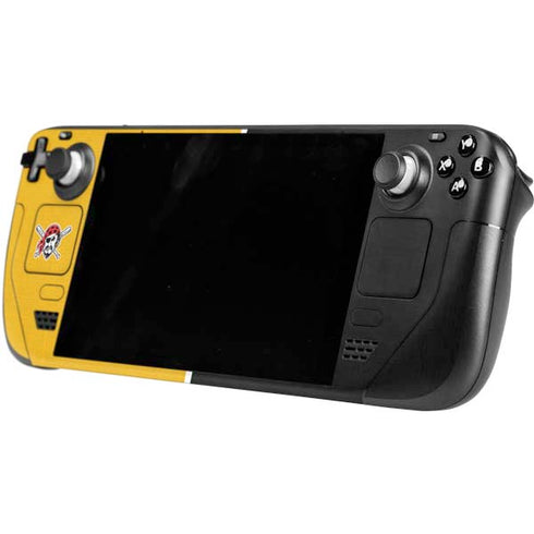 MLB Pittsburgh Pirates Split Steam Deck Handheld Gaming Computer Skin
