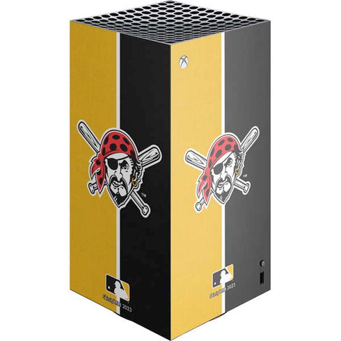 MLB Pittsburgh Pirates Split XBox Series X Digital Edition Console Skin