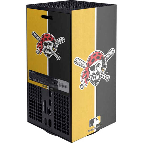 MLB Pittsburgh Pirates Split XBox Series X Digital Edition Console Skin