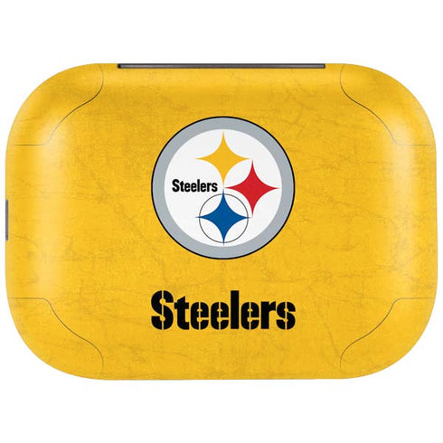 NFL Pittsburgh Steelers - Alternate Distressed Amazon Echo Buds Skin