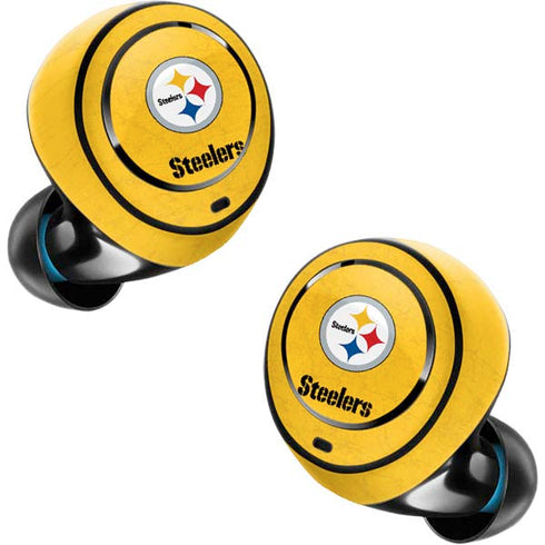 NFL Pittsburgh Steelers - Alternate Distressed Amazon Echo Buds Skin