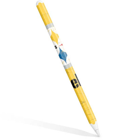 NFL Pittsburgh Steelers - Alternate Distressed Apple Pencil (2nd Gen 2019) Skin