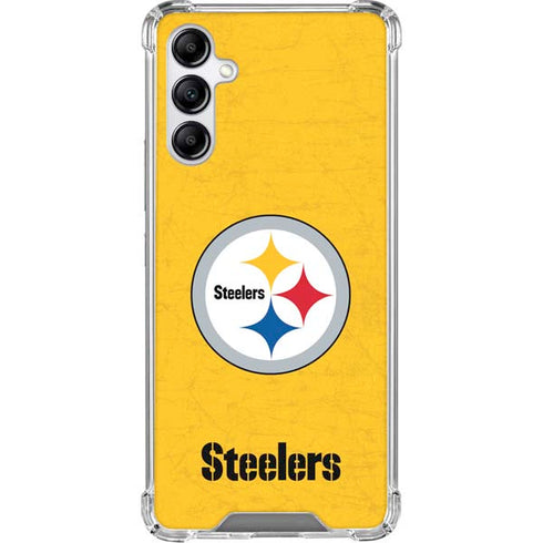 NFL Pittsburgh Steelers - Alternate Distressed Gabb Phone 4 Clear Case