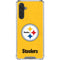 NFL Pittsburgh Steelers - Alternate Distressed Galaxy A17 Clear Case