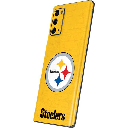 NFL Pittsburgh Steelers - Alternate Distressed Galaxy Note20 5G Skin