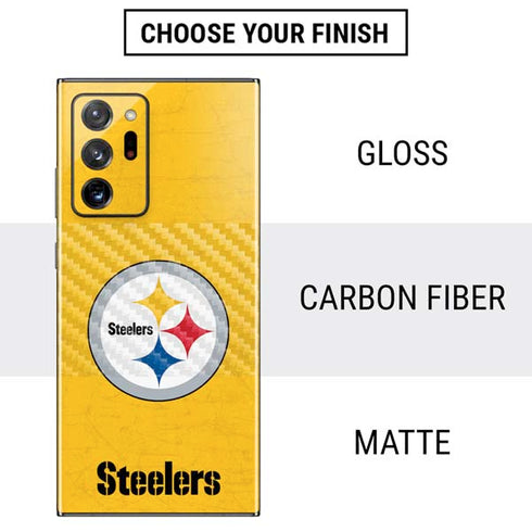 NFL Pittsburgh Steelers - Alternate Distressed Galaxy Note20 Ultra 5G Skin